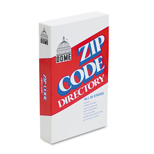 Dome® Zip Code Directory, Paperback, 750 Pages