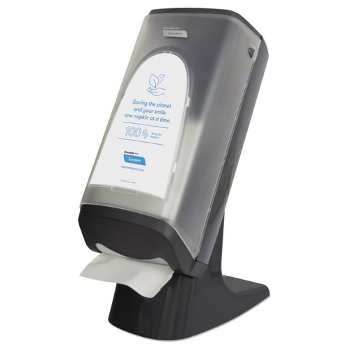 Image of Cascades Pro Tandem Stand/Wall Napkin Dispenser, 9.06 X 12.4 X 20.28, Gray