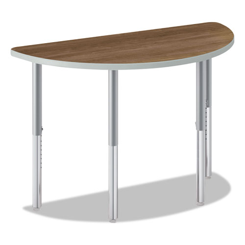Build Half Round Shape Table Top, 60w x 30d, Pinnacle