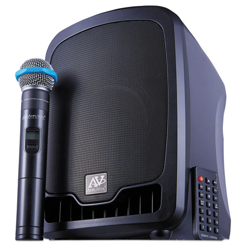 AmpliVox® Bluetooth Wireless Portable Media Player PA System, 36W, Black