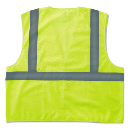 Image of Ergodyne® Glowear 8205Hl Type R Class 2 Super Econo Mesh Safety Vest, Small/Medium, Lime