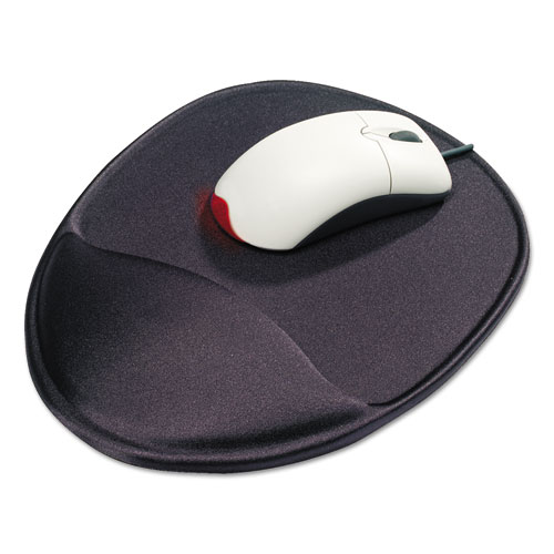 Image of Kelly Computer Supply Mouse Pad With Wrist Rest, 8.75 X 10.75, Slate