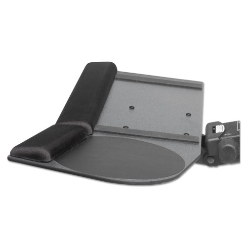 Image of Lever Less Lift N Lock California Keyboard Tray, 28 x 10, Black