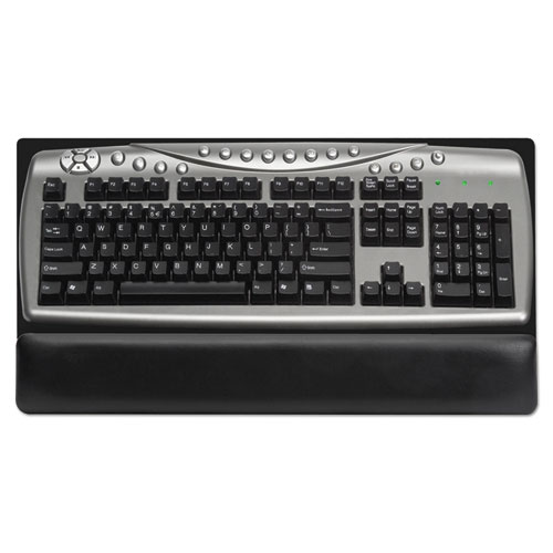 Image of Soft Backed Keyboard Wrist Rest, 19 x 10, Black