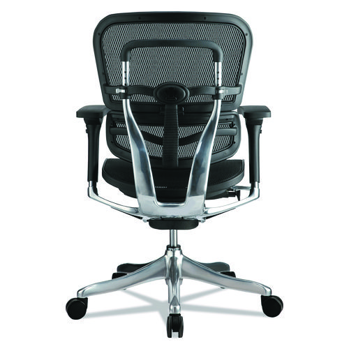 Image of Eurotech Ergohuman Elite Mid-Back Mesh Chair, Supports Up To 250 Lb, 18.11" To 21.65" Seat Height, Black