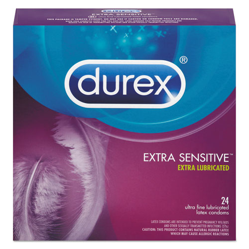 Extra Sensitive Condom, Natural, 24/pack, 18 Packs/carton
