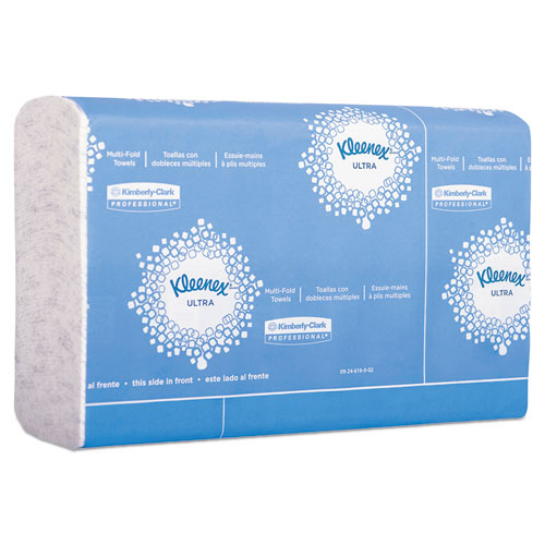 Kleenex® Reveal Multi-Fold Towels, 2-Ply, 8 x 9.4, White, 16/Carton
