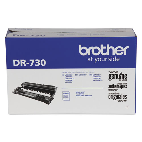 Image of DR730 Drum Unit, 12,000 Page-Yield, Black