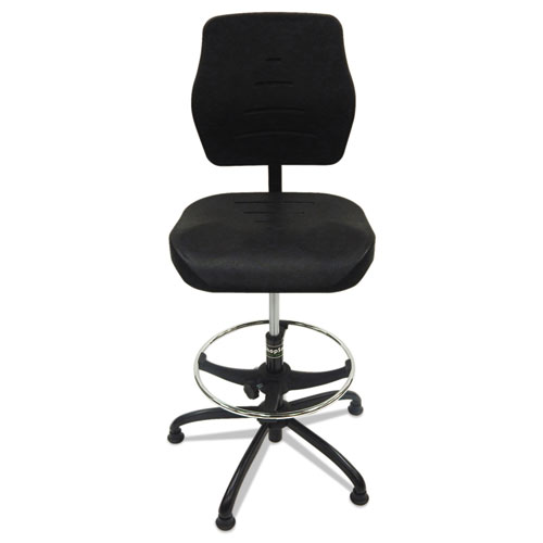 PRODUCTION CHAIR, 32" SEAT HEIGHT, SUPPORTS UP TO 300 LBS., BLACK SEAT/BLACK BACK, BLACK BASE