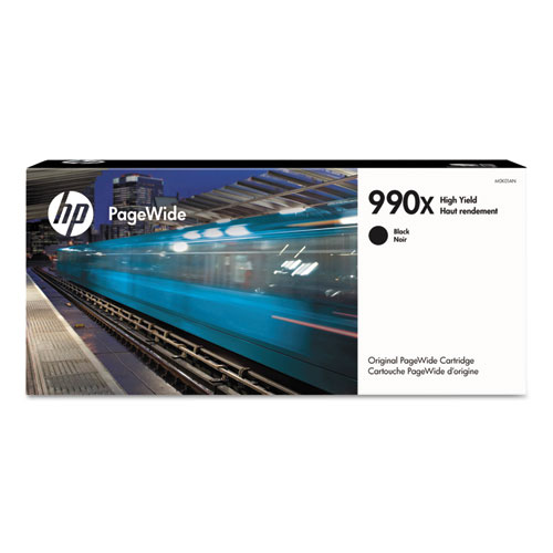 HP 990X, (M0K01AN) High-Yield Black Original PageWide Cartridge