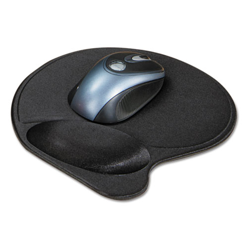Extra-Cushioned Mouse Wrist Pillow Pad, Black