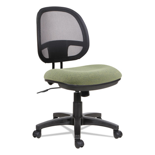 ALERA INTERVAL SERIES SWIVEL/TILT MESH CHAIR, SUPPORTS UP TO 275 LBS, PARROT GREEN SEAT/PARROT GREEN BACK, BLACK BASE
