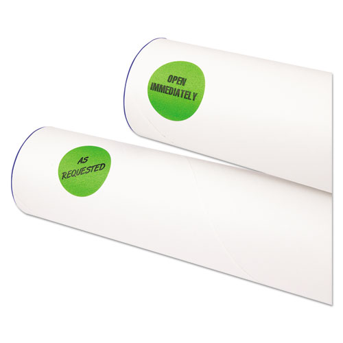 Image of Avery® Printable Self-Adhesive Removable Color-Coding Labels, 1.25" Dia, Neon Green, 8/Sheet, 50 Sheets/Pack, (5498)