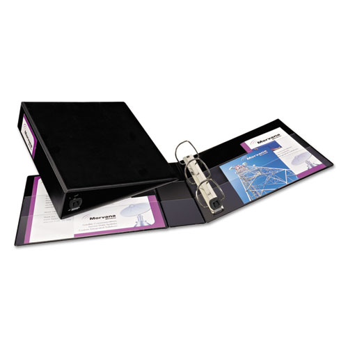 Image of Avery® Heavy-Duty Non-View Binder With Durahinge And One Touch Ezd Rings, 3 Rings, 2" Capacity, 11 X 8.5, Black