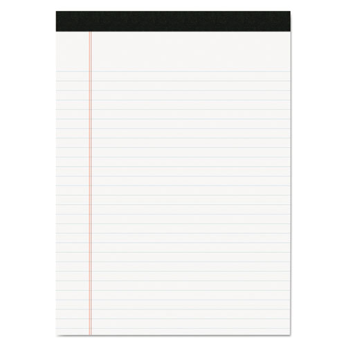 Image of USDA Certified Bio-Preferred Legal Pad, Wide/Legal Rule, 40 White 8.5 x 11.75 Sheets, 12/Pack