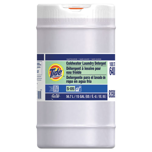 Tide® Professional™ Coldwater Laundry Detergent, Tide Original Scent, 15 gal Container