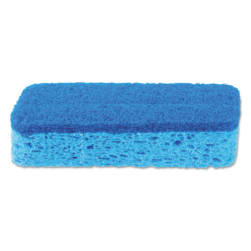 Image of All Surface Scrubber Sponge, 2.5 x 4.5, 0.9" Thick, Dark Blue, 12/Carton