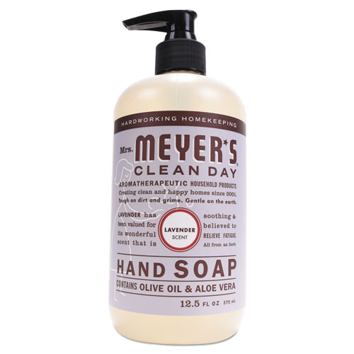 Image of Mrs. Meyer'S® Clean Day Liquid Hand Soap, Lavender, 12.5 Oz, 6/Carton