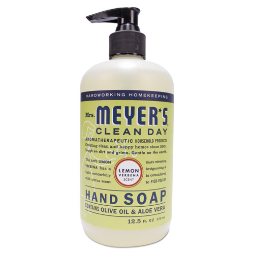 Image of Mrs. Meyer'S® Clean Day Liquid Hand Soap, Lemon, 12.5 Oz, 6/Carton