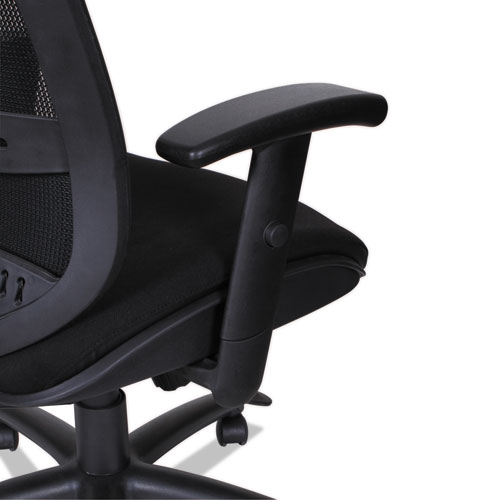 Image of Alera Eon Series Multifunction Mid-Back Cushioned Mesh Chair, Supports Up to 275 lb, 18.11" to 21.37" Seat Height, Black