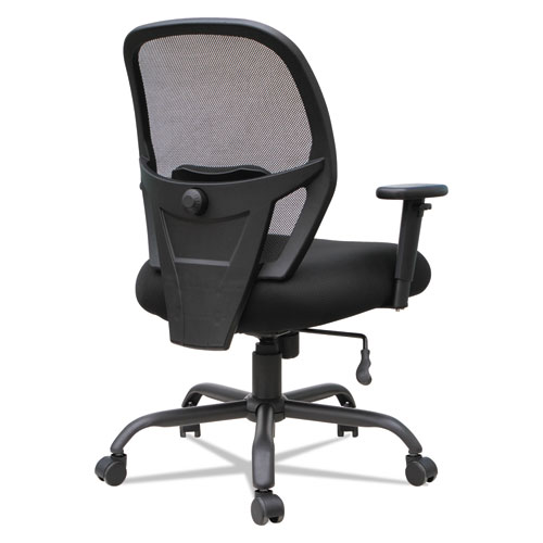 Image of Alera Merix450 Series Mesh Big/Tall Chair, Supports Up to 450 lb, 19.88" to 23.62" Seat Height, Black