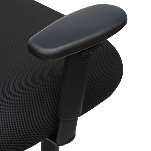 Image of Alera Merix450 Series Mesh Big/Tall Chair, Supports Up to 450 lb, 19.88" to 23.62" Seat Height, Black