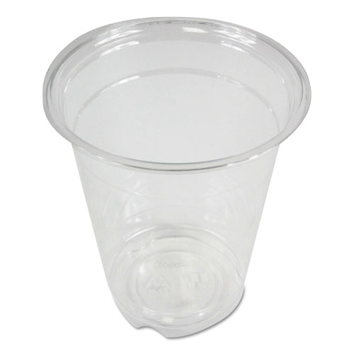 Boardwalk® Clear Plastic Cold Cups, 12 oz, PET, 20 Cups/Sleeve, 50 Sleeves/Carton