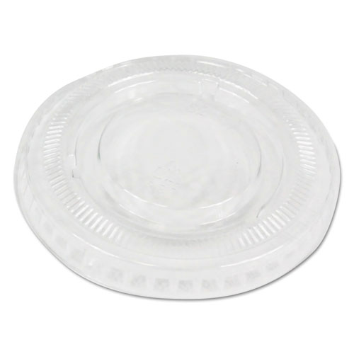 Souffle/Portion Cup Lids, Fits 1.5 oz and 2 oz Portion Cups, Clear, 2,500/Carton
