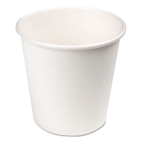 Boardwalk® Paper Hot Cups, 4 oz, White, 1000/Carton