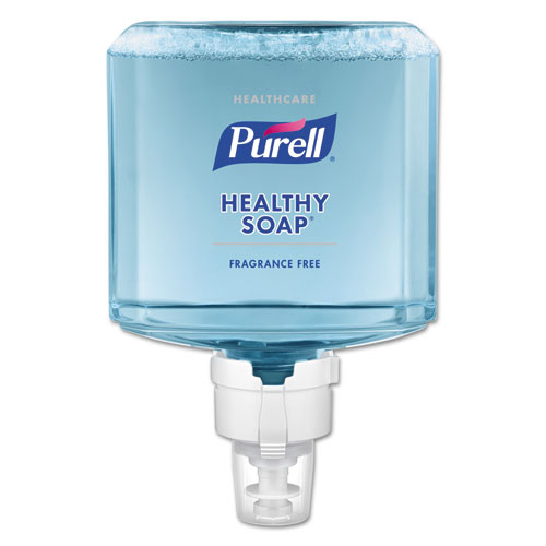 PURELL® Healthcare HEALTHY SOAP Gentle and Free Foam ES8 Refill, Fragrance-Free, 1,200 mL, 2/Carton