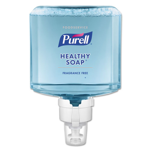 PURELL® Foodservice HEALTHY SOAP Fragrance-Free Foam ES8 Refill, 1200 mL, 2/CT