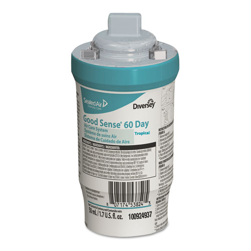 Diversey™ Good Sense 60-Day Air Care System, Fresh Scent, 1.7 oz, 6/Carton