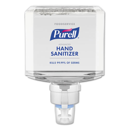 PURELL® Foodservice Advanced Hand Sanitizer Foam, 1200 mL, For ES8 Dispensers, 2/Carton