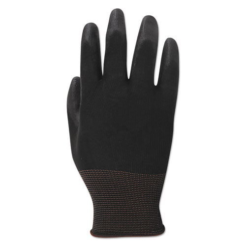 Image of Boardwalk® Palm Coated Cut-Resistant Hppe Glove, Salt And Pepper/Black, Size 10 (X-Large), Dozen