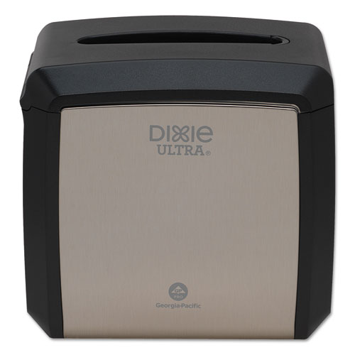 Dixie® Tabletop Napkin Dispenser, 7.6 x 6.1 x 7.2, Stainless