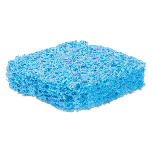 Image of Non-Scratch Soap Scrubbers, Blue, 8/Pack, 6 Packs/Carton