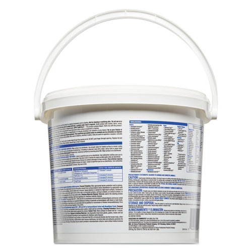 Image of Bleach Germicidal Wipes, 12 x 12, Unscented, 110/Bucket