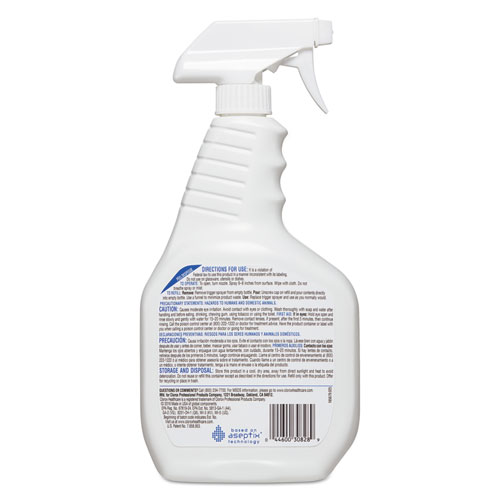 Image of Clorox Healthcare® Hydrogen-Peroxide Cleaner/Disinfectant, 32 Oz Spray Bottle, 9/Carton
