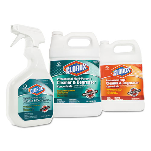 Professional Floor Cleaner and Degreaser Concentrate, 1 gal Bottle, 4