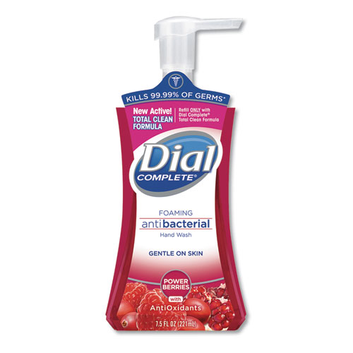 Image of Antibacterial Foaming Hand Wash, Power Berries, 7.5 oz Pump Bottle, 8/Carton