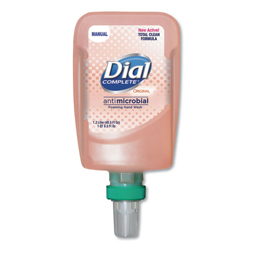 Dial® Professional Antibacterial Foaming Hand Wash, Healthcare, 7.5 oz Pump, 12/Carton