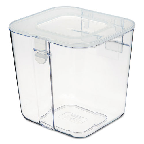 Image of Deflecto® Stackable Caddy Organizer, Small, Plastic, 4.33 X 4 X 4.38, White