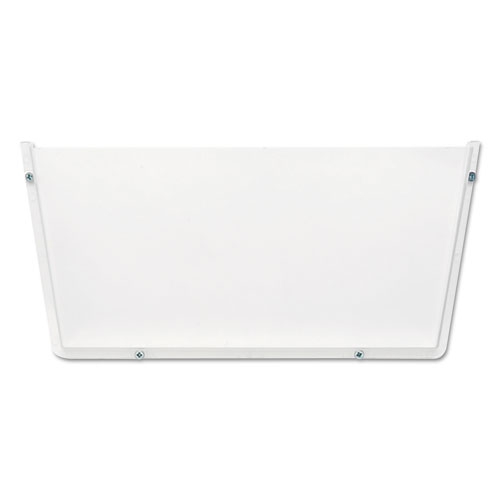Unbreakable DocuPocket Wall File, Letter Size, 14.5" x 3" x 6.5", Clear