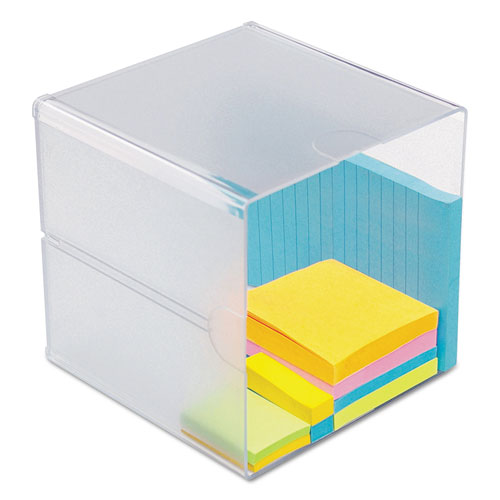 Stackable Cube Organizer, 6 x 6 x 6, Clear