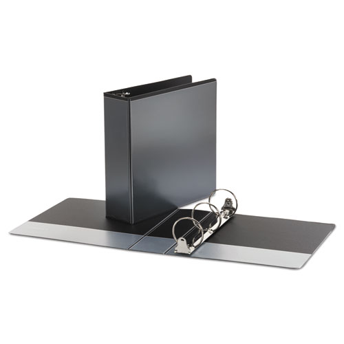 Image of Economy Round Ring View Binder, 3 Rings, 3" Capacity, 11 x 8.5, Black by Universal