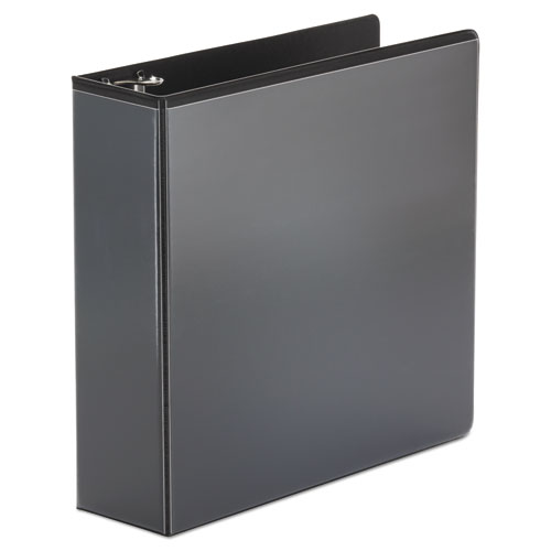 11 x 8.5 Black Deluxe Round Ring View Binder 3 Rings Pack of 1.5" Capacity