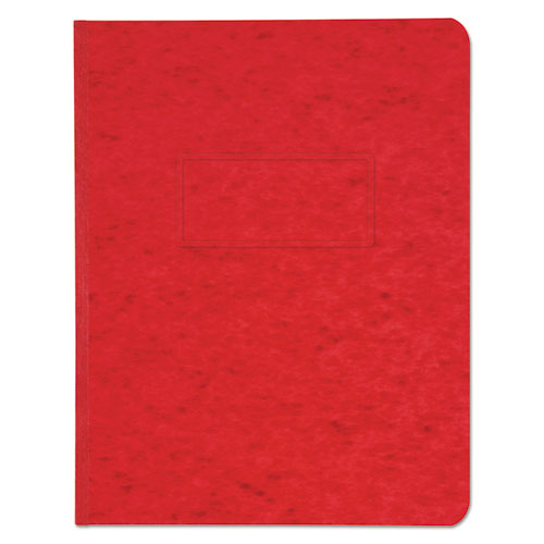 Pressboard Report Cover, Prong Clip, Letter, 3 Capacity, Executive Red