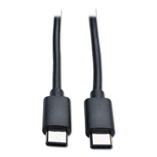 USB 2.0 CABLE, USB TYPE-C (USB-C) TO USB TYPE-C (M/M), 3A, 6 FT