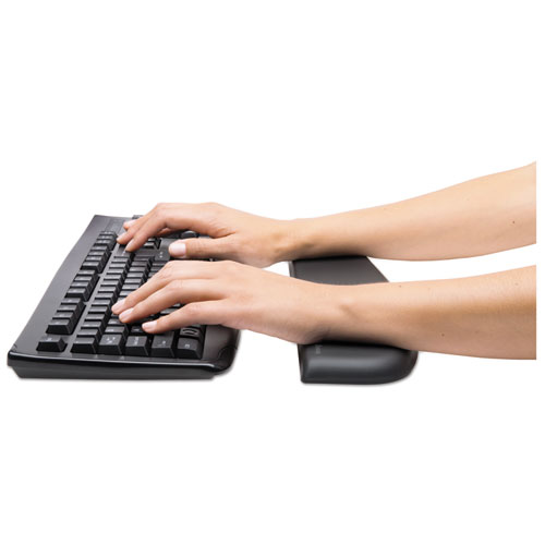 Image of ErgoSoft Wrist Rest for Standard Keyboards, 22.7 x 5.1, Black