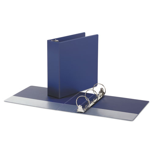 Image of Universal® Economy Non-View Round Ring Binder, 3 Rings, 3" Capacity, 11 X 8.5, Royal Blue